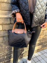 The Lolly- Black & Brown Tote Bag